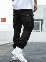 Multi-pocket Cargo Pants Men's Casual Hip-Hop Drawstring Trousers Outdoor Streetwear Sports Pant - Image 7