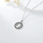 Viking Wolf Necklace Viking Jewelry Viking Runes Coin Wolf Pendant for Men Women - Image 5